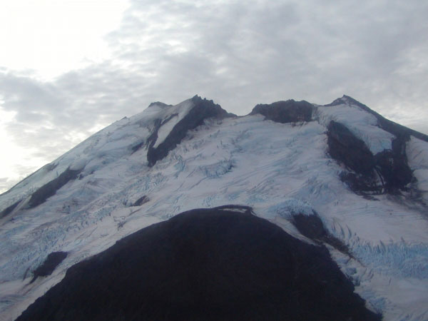 Chiginagak volcano; view towards the southeast.
