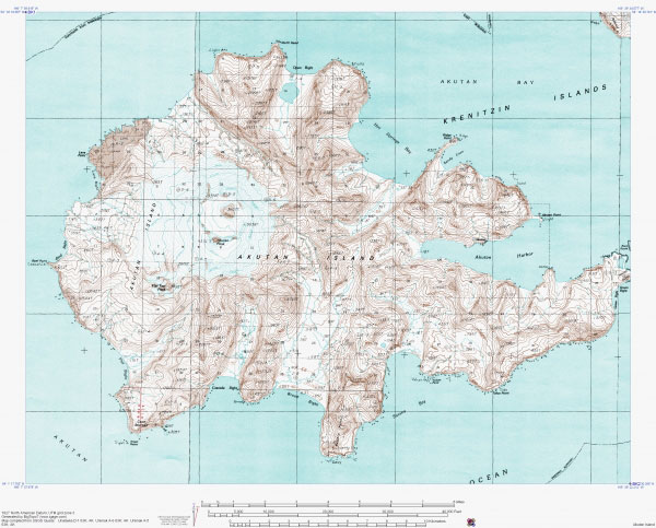 Topographic map.