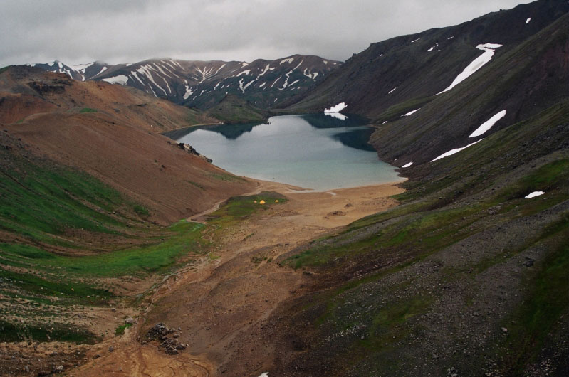 Unnamed lake within Black Peak caldera, Alaska Peninsual National Wildlife Refuge. Looking towards the SE. 