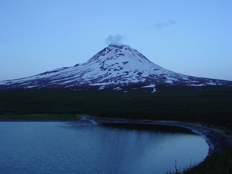 Augustine Volcano looking from the west (west lagoon).