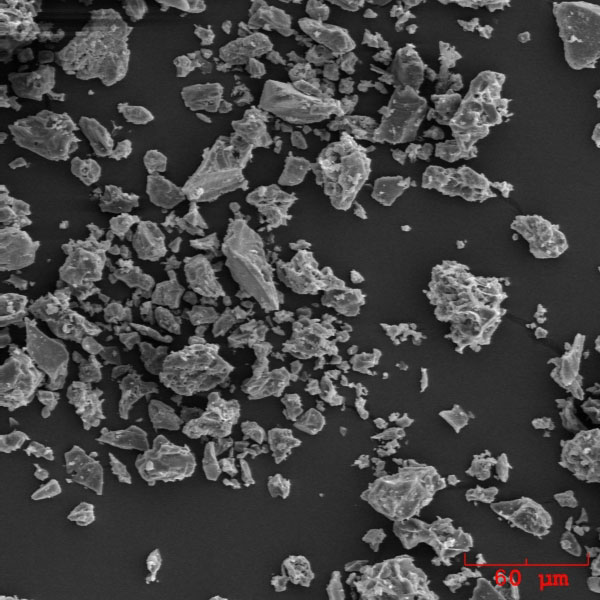 SEM image of the ash erupted by Augustine volcano on January 13, 2006.

The ash sample was collected during the ashfall in Homer, Alaska by John Paskievitch, AVO. The image was acquired by Pavel Izbekov using ISI-40 Scanning Electron Microscope at the Advanced Instrumentation Laboratory, University of Alaska Fairbanks. Image courtesy of AVO/UAF/USGS.