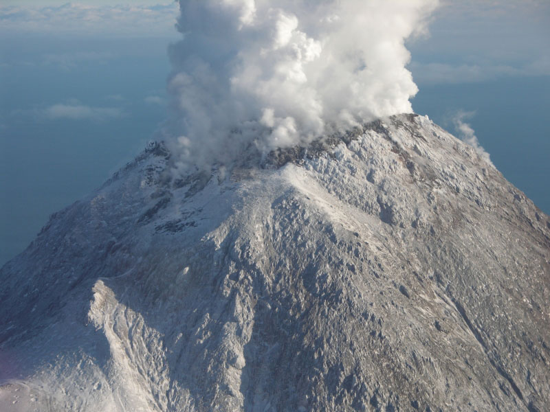 Image of SW flank taken on 1/24/06 flir/maintenance flight.