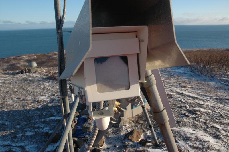 Mound webcam when field team arrived onsite.