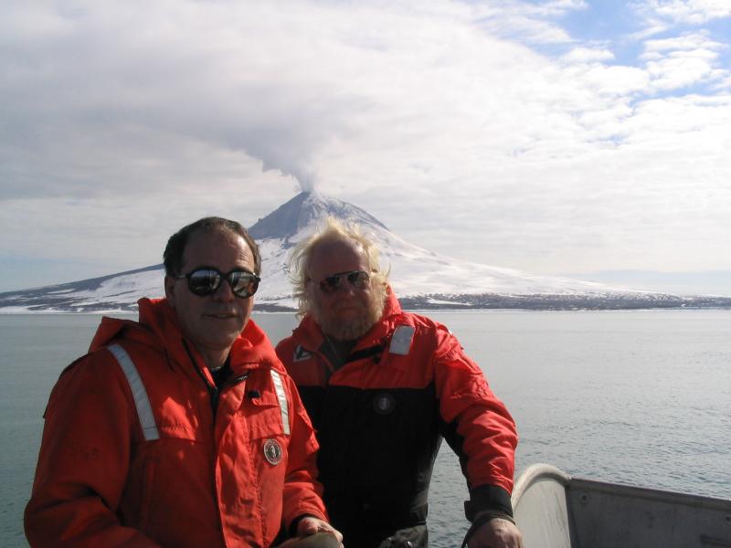 Uri Ten Brink and Vic Bender of Woods Hole Oceanographic Institute.