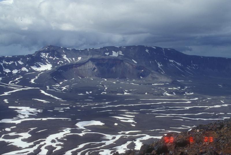 Half Cone viewed from rim of Aniakchak caldera