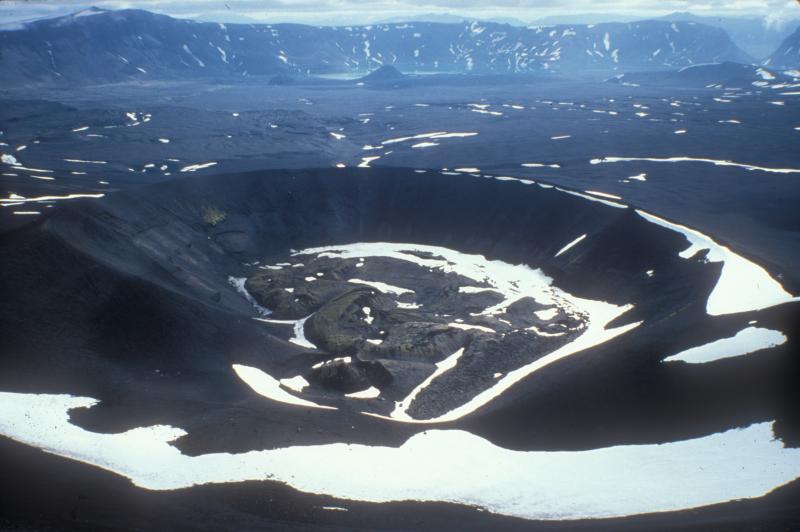View of primary 1931 eruption site, inside Aniakchak caldera