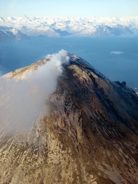 November 18, 2006 overflight of Augustine Volcano.