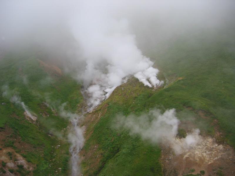 Geyser Bight hot springs on Umnak Island.