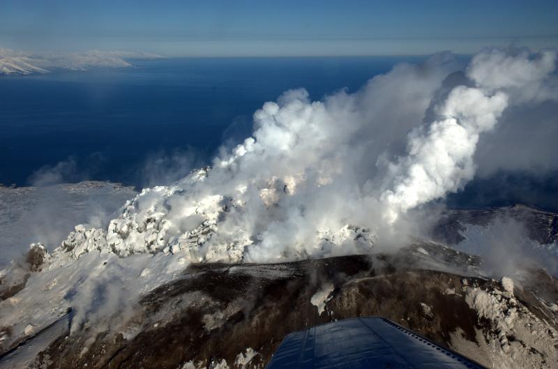 Summit of Augustine viewed from the south.