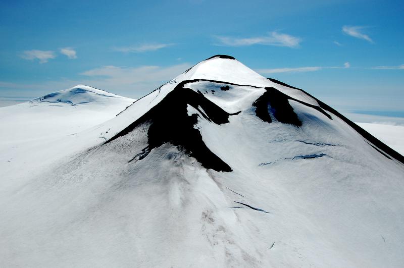 Summit of Westdahl volcano.