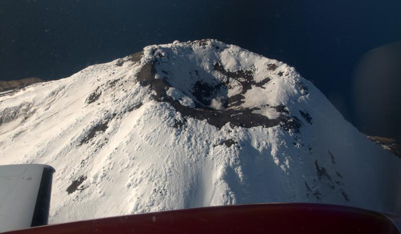 																						Summit of Kanaga Volcano.