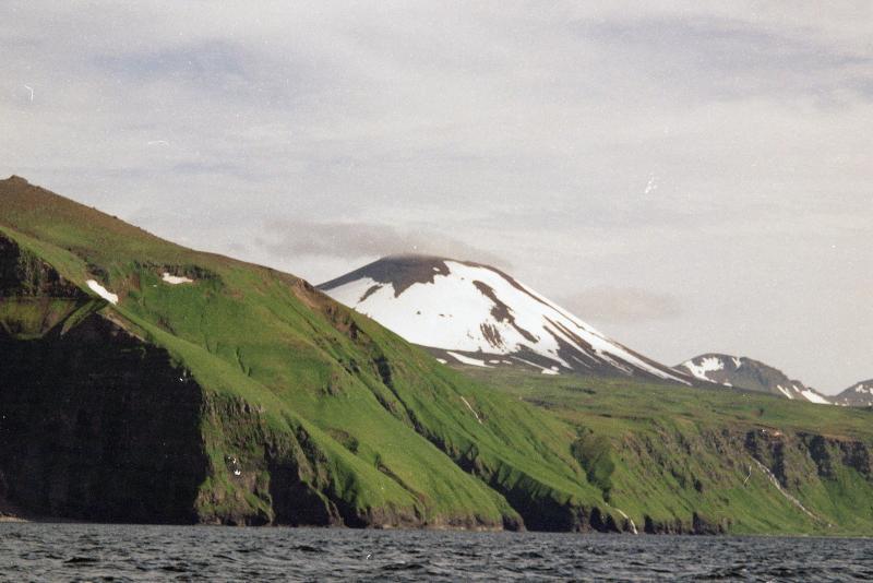 View of Table Top mountain, on Unalaska Island. Photograph courtesy of Angela Roach.