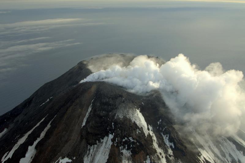Kanaga Volcano viewed from the south.