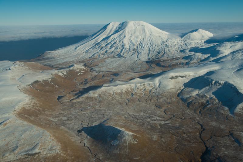 Atka Island, as viewed from the air in November, 2012. Photograph courtesy of Roger Clifford.