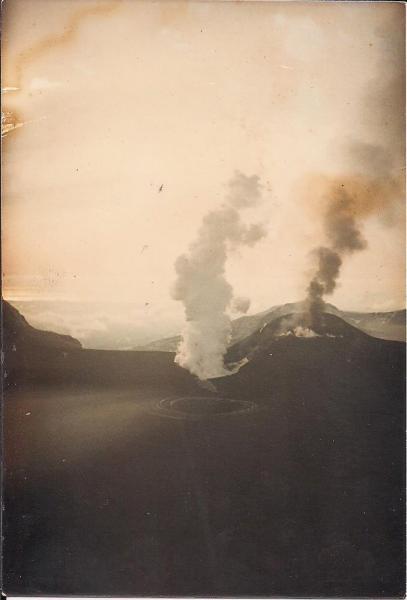 Photo of Veniaminof during 1983 eruption. Photo courtesy of Greg Gallant.