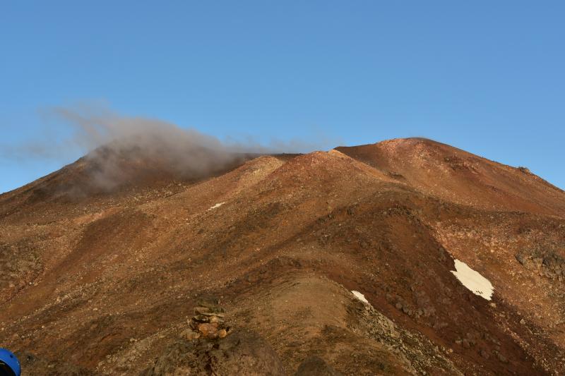 Summit of Kiska Volcano.
