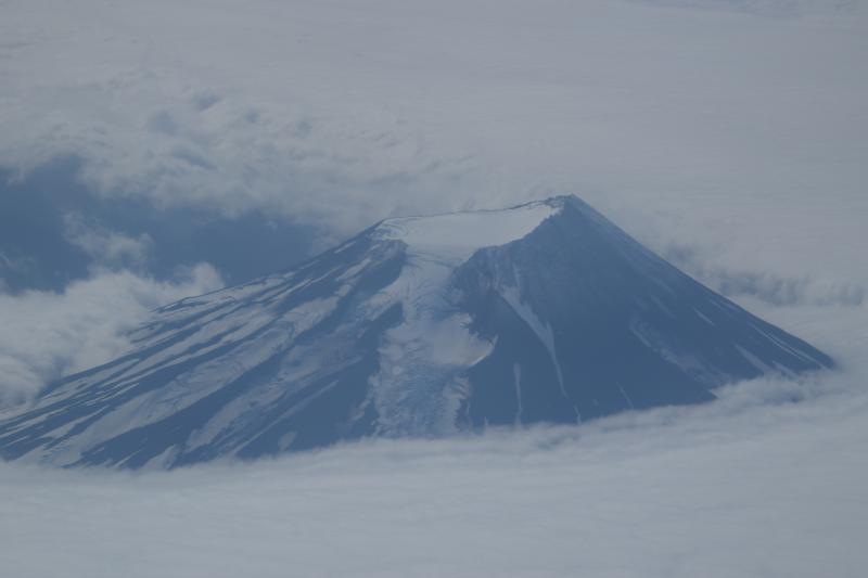Vsevidof volcano. View is from the north.