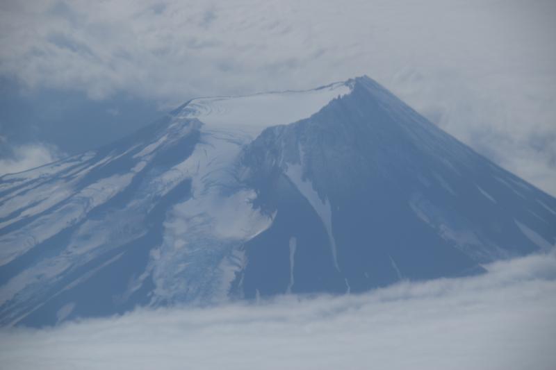 Vsevidof volcano. View is from the north.