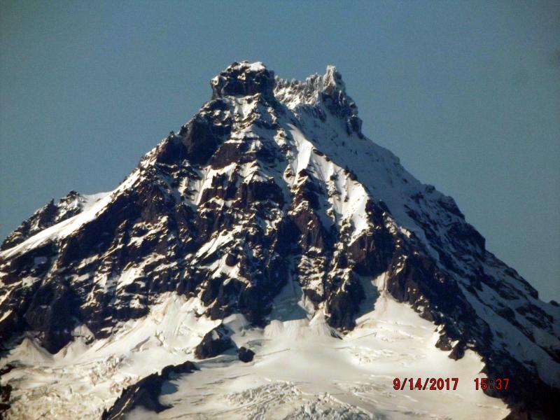 The rugged peaks of Isanotski volcano.  View is of the upper south flank.