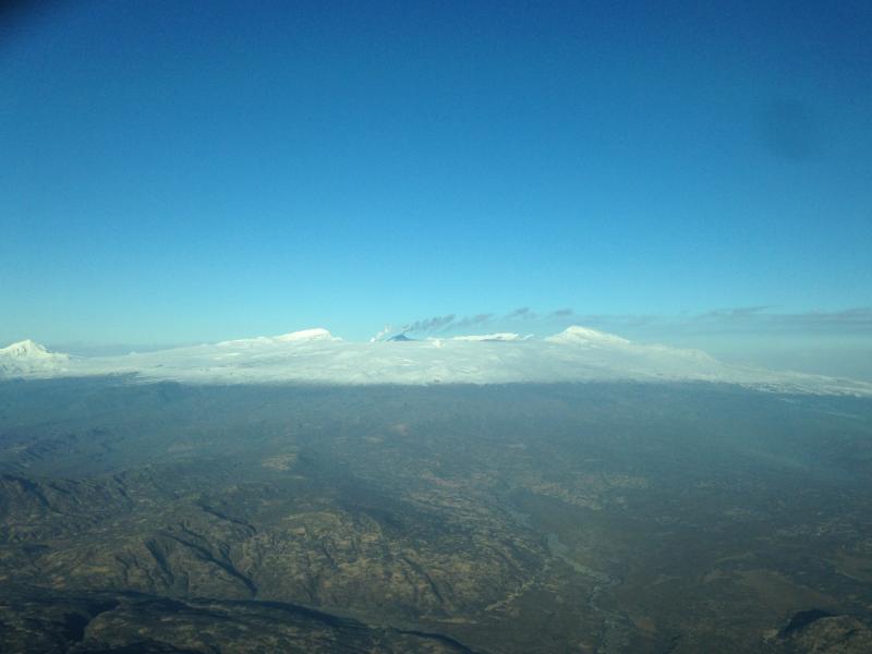 Mt. Veniaminof eruption, November 2018. Photo courtesy of Zachary Finley.