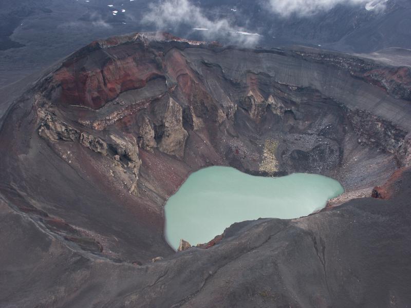 Cone E, Okmok caldera.