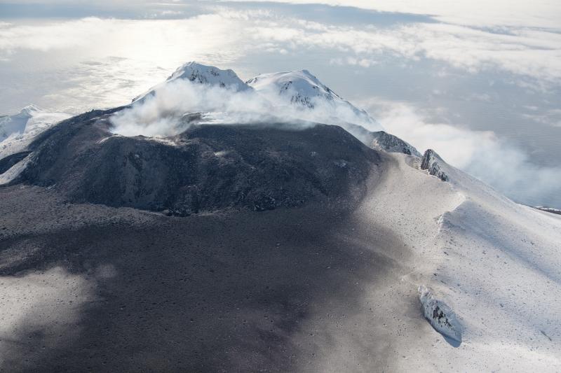 Great Sitkin summit crater taken during June 11 overflight.