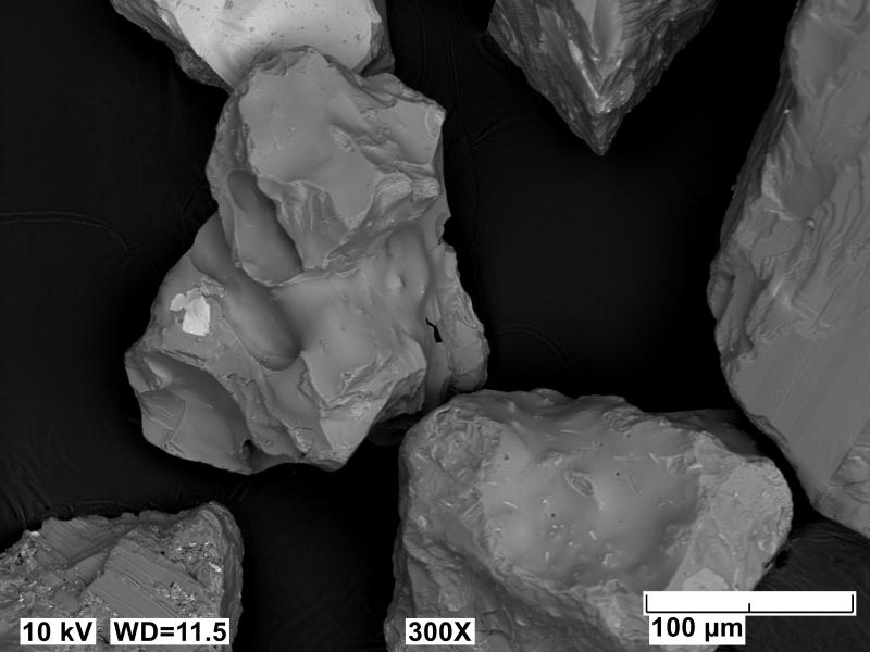 Backscatter electron pin mount images of tephra morphology from 2021 Semisopochnoi deposits. Images acquired on an JEOL 6510LV SEM at 10 kV, 12 mm working distance, spot size of 65, and in BES imaging mode.