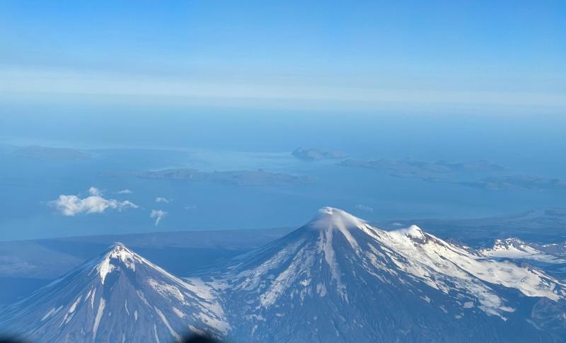 Pavlof, evening of August 5, 2021. 