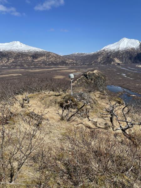 UNAVCO cGPS site AC21 near Perryville, AK.