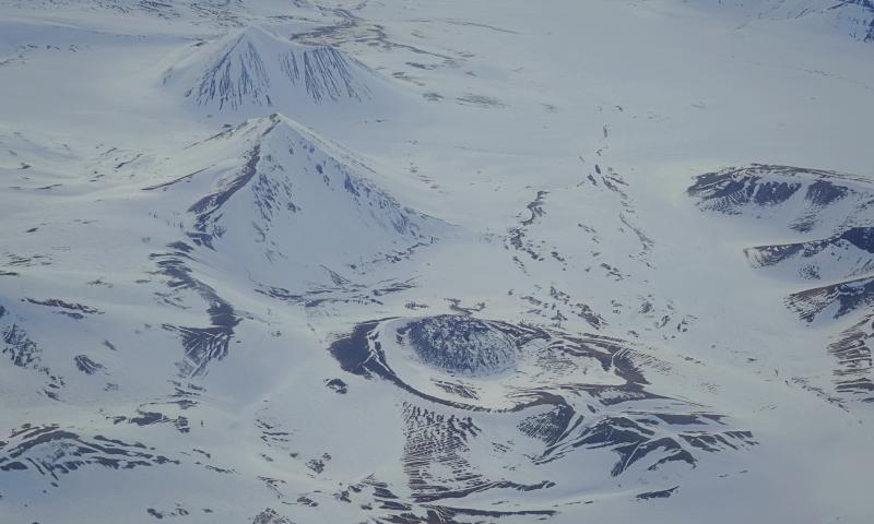 Aerial view of Novarupta.