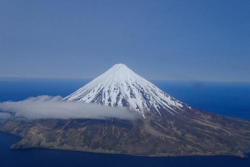 Aerial view of Carlisle Volcano.