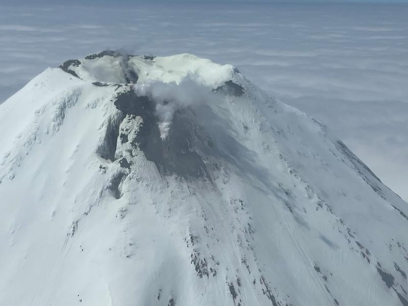 Kanaga Volcano, June 11, 2024, courtesy Karri Sicard.