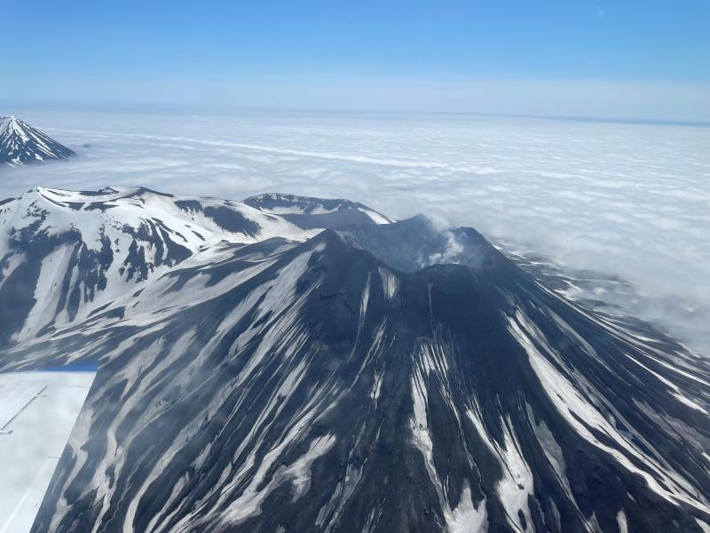 Mount Young, Semisopochnoi Island, June 12, 2024, courtesy Karri Sicard.