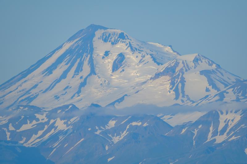 Pavlof Volcano viewed from Cold Bay, Alaska.