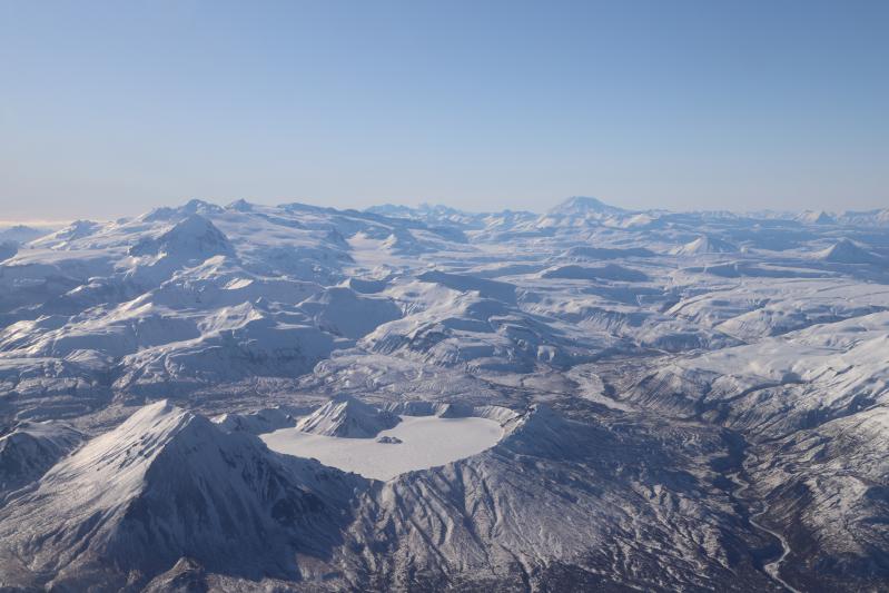 Kaguyak crater lake.