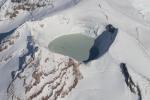 Mount Douglas crater lake and fumarole.