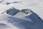 Mount Douglas crater lake and fumaroles.