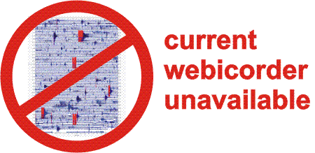 webicorder unavailable